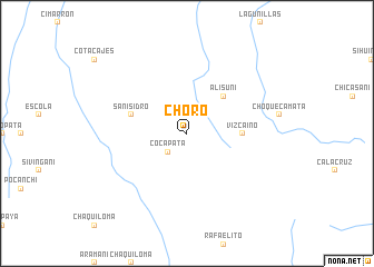 map of Choro