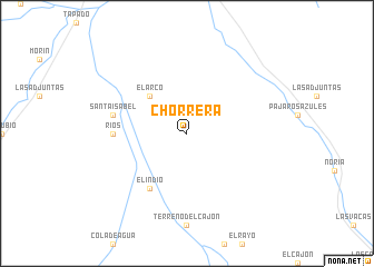 map of Chorrera