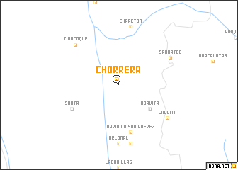 map of Chorrera