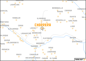 map of Chorrera