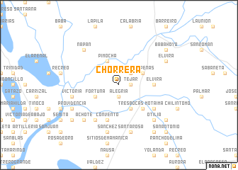 map of Chorrera