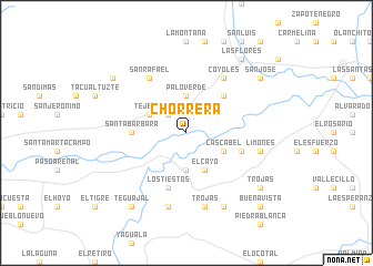 map of Chorrera