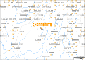 map of Chorrerita