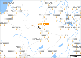 map of Chorrerón