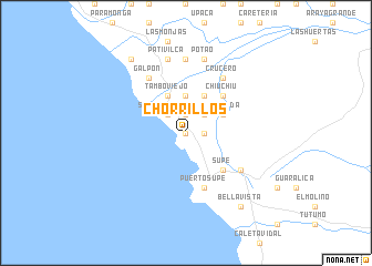 map of Chorrillos