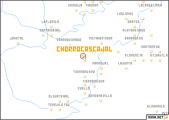 map of Chorro Cascajal