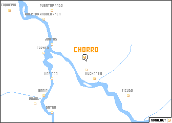 map of Chorro