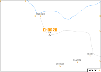 map of Chorro