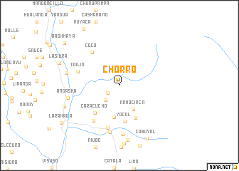 map of Chorro