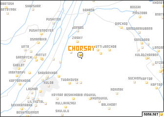 map of (( Chorsay ))