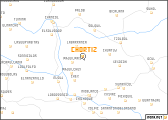 map of Chortiz