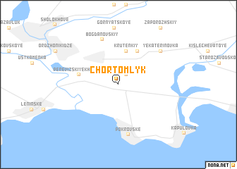 map of Chortomlyk