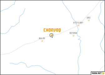 map of Chorvoq