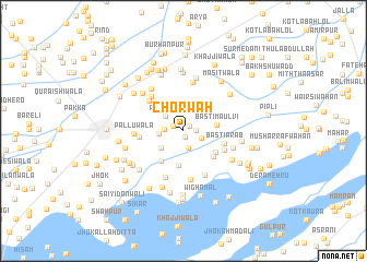 map of Chorwāh