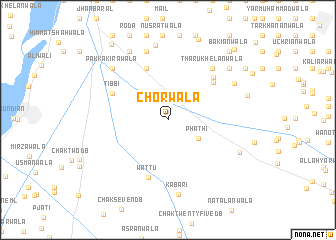 map of Chorwāla