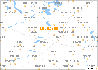 map of Chorzewo