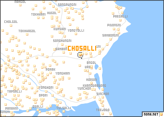 map of Chosal-li