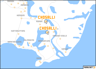 map of Chosal-li