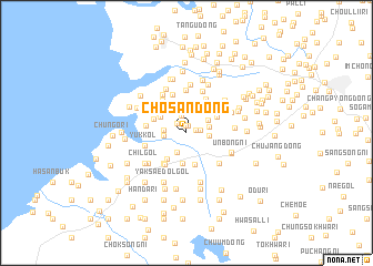 map of Chosan-dong