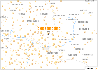 map of Chosan-dong