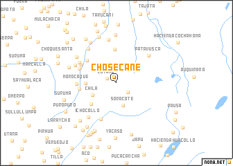 map of Chosecane