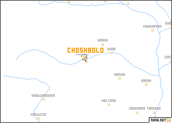 map of Chosh-Bolo