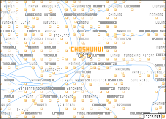 map of Cho-shui