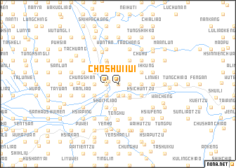 map of Cho-shui