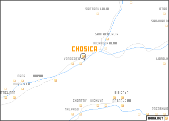 map of Chosica