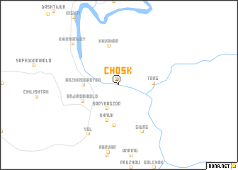 map of Chosk