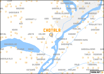 map of Chotāla