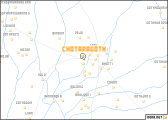 map of Chotāra Goth