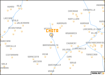 map of Chota