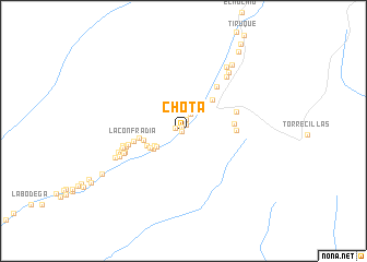 map of Chota