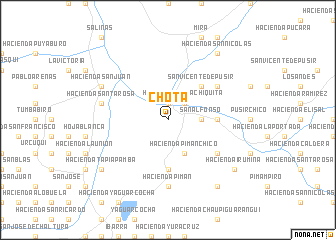 map of Chota