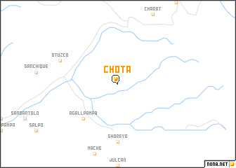 map of Chota