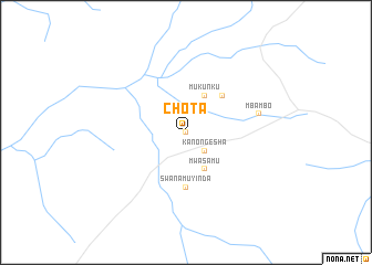 map of Chota