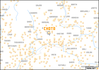 map of Chota