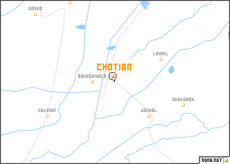 map of Chotiān