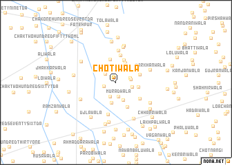 map of Chotiwāla