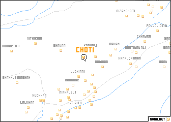 map of Choti