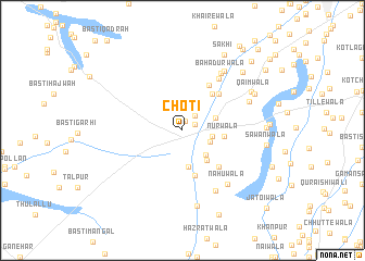 map of Choti