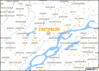 map of Chot Kalān