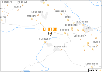 map of Chotori