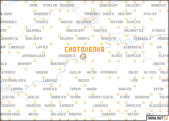 map of Chotovenka