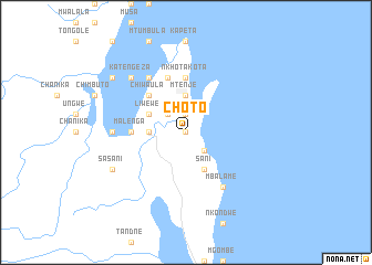 map of Choto