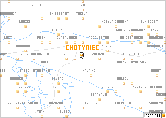 map of Chotyniec