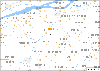 map of Chot