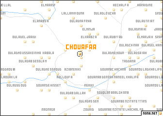 map of Chouafaa