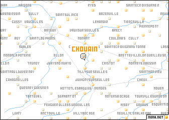 map of Chouain